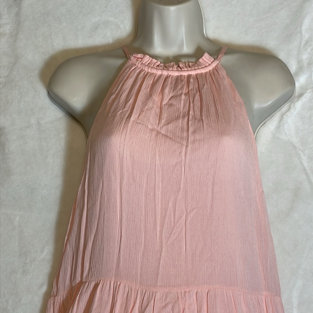 Francesca’s Pink Ruffle Dress NWT - Picture 5 of 9
